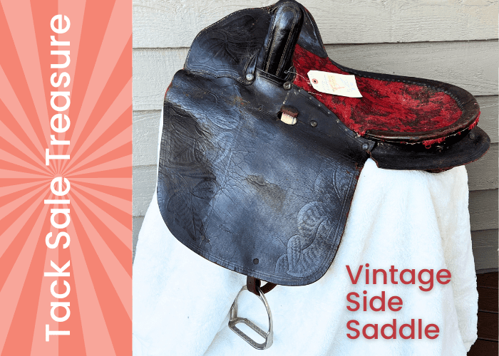 Vintage side saddle authentic sidesaddle